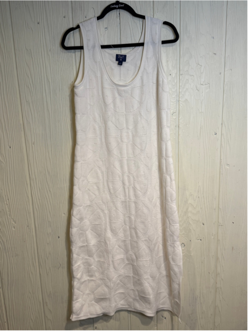 Women's Roller Rabbit White Midi Dress Size L